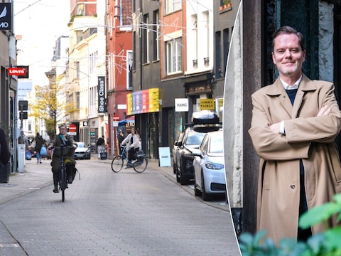 Foto van Kammenstraat ter illustratie, Portretten van stadsgids Tanguy Ottomer