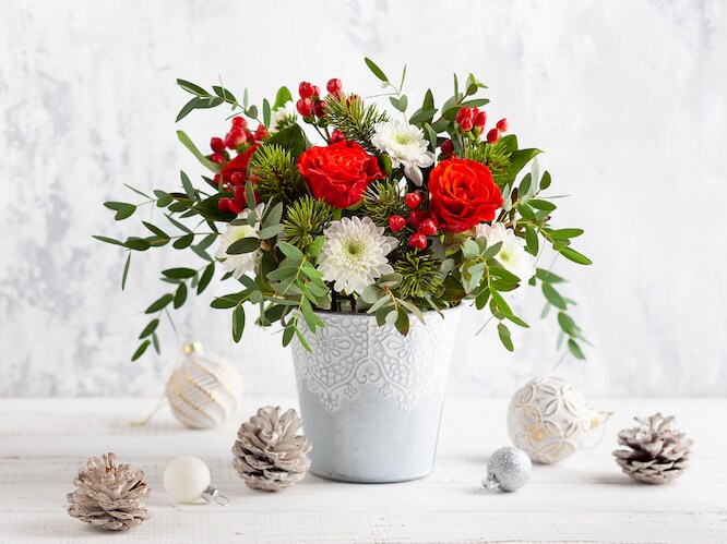 Kerstboeket gekregen? Zo blijven je bloemen langer mooi: van correct afsnijden tot de ideale vaas