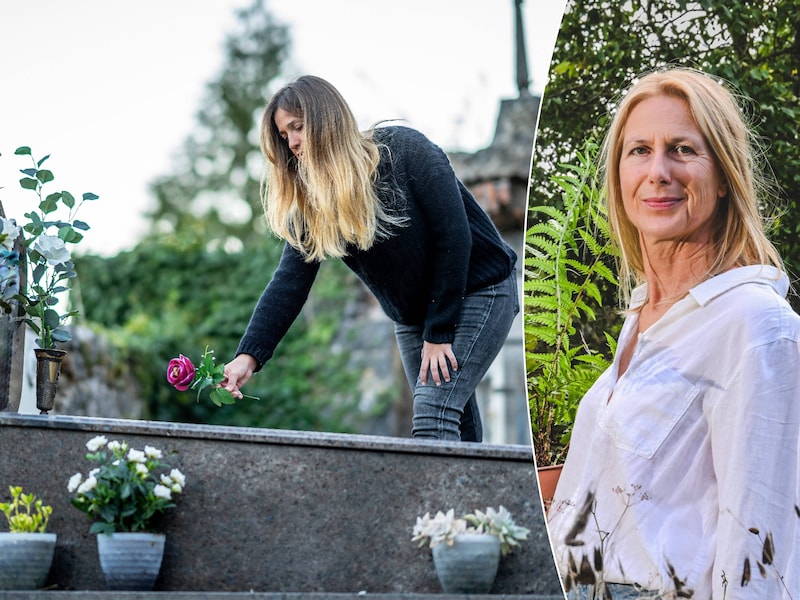 HLN-tuinexperte Laurence Machiels vertelt welke planten een graf blijvend groen kunnen kleuren.