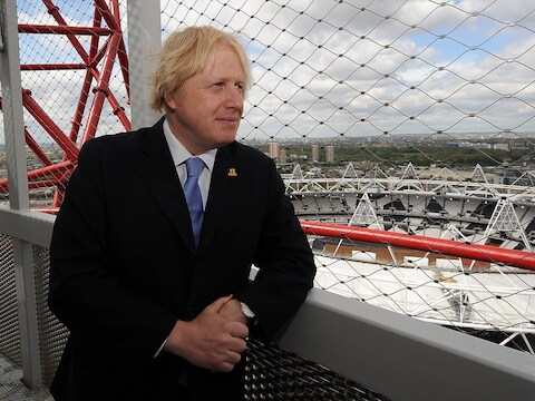 Boris Johnson, burgemeester van Londen.