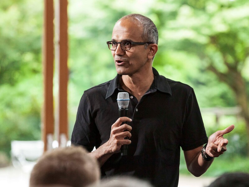 Satya Nadella, die in pole position zou liggen om de nieuwe CEO van Microsoft te worden