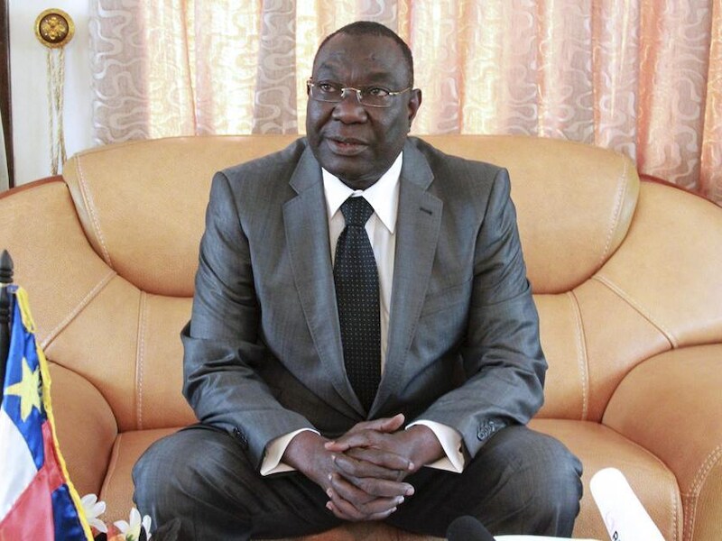 Interim-president Michel Djotodia van de Centraal-Afrikaanse Republiek.