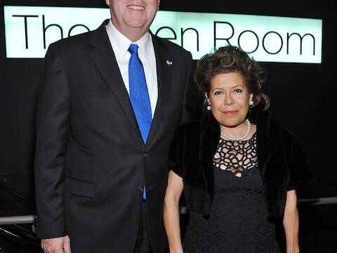 Jeb Bush met zijn echtgenote Columba.