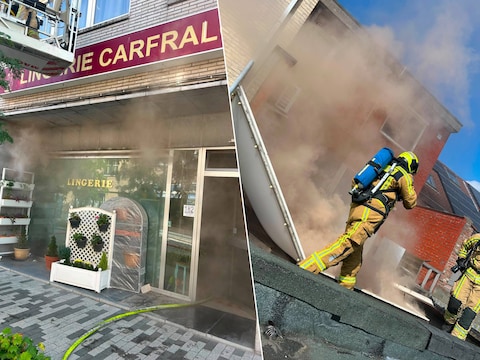 Brand in lingeriewinkel in Kapelle-op-den-Bos