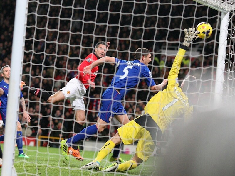 Van Persie 'back in business': goed nieuws voor Man United.