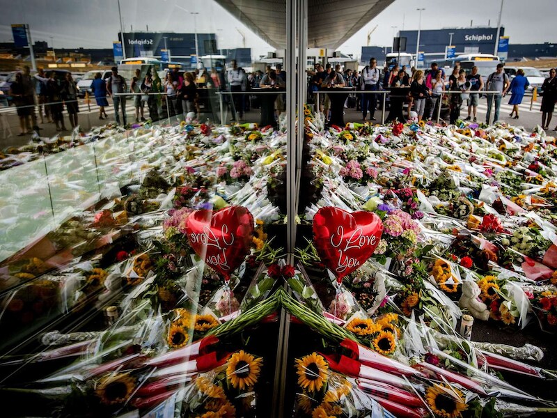 Bloemenzee aan luchthaven Schiphol.