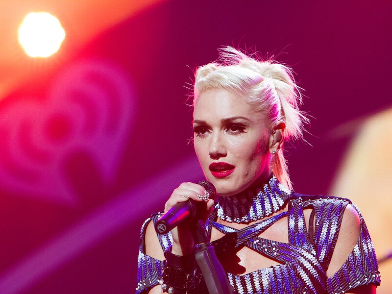 Gwen Stefani van No Doubt op 21 september in Las Vegas.