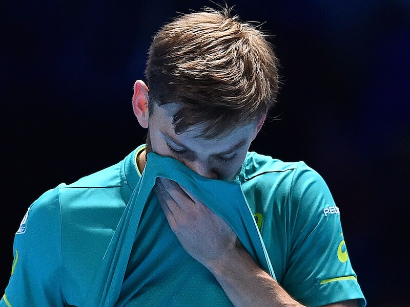Is dit de reden waarom de veer gisteravond brak bij David Goffin in set 3?