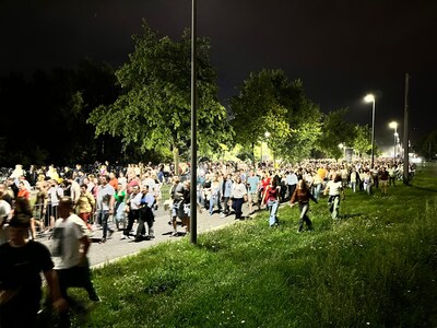 Grote uittocht na concert Ed Sheeran op Middenvijver volop bezig