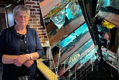 “Niet weer toch, flitste er door me heen”: bliksem slaat in 