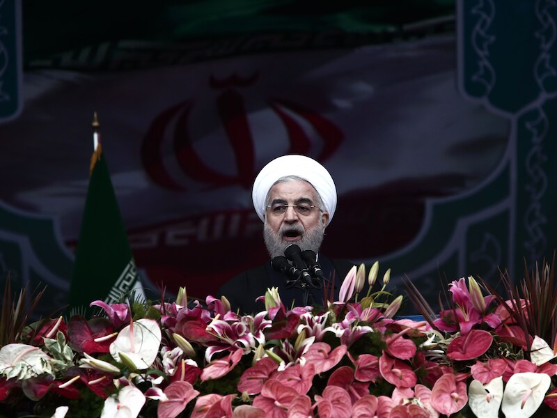 De Iraanse president Hassan Rohani.