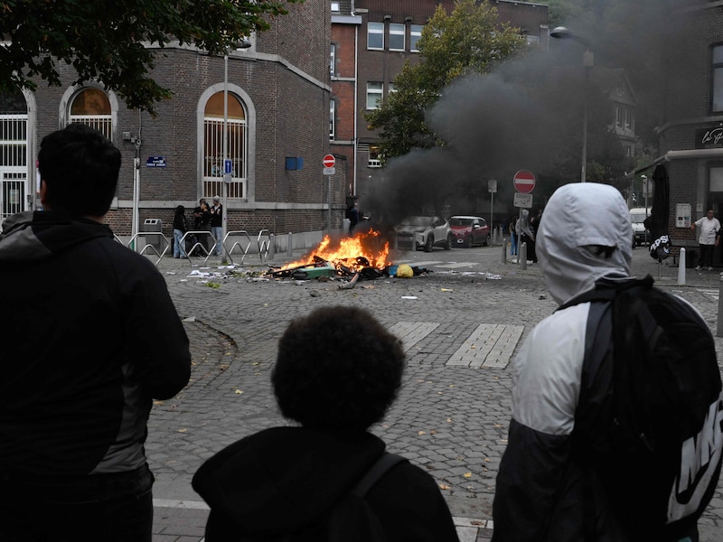 Scholierenprotest in Luik afgelopen vrijdag. 