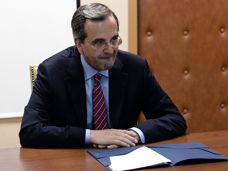 Premier Antonis Samaras.