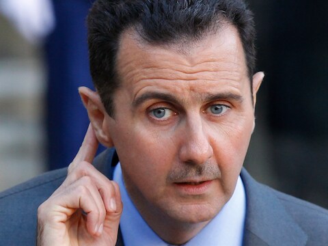 De Syrische president Assad