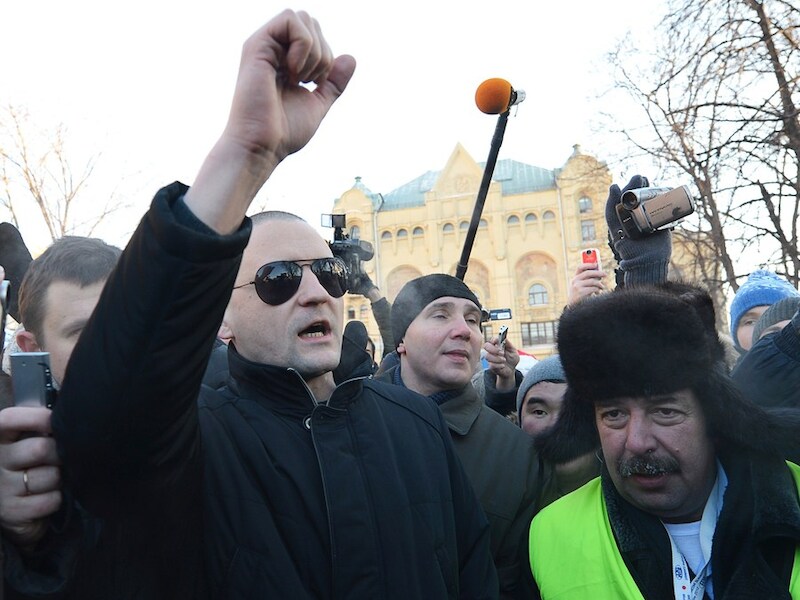 Sergueï Oudaltsov (links).