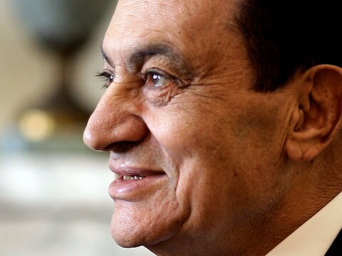 Hosni Moebarak.