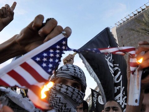 In het Libische Benghazi waren er opnieuw anti-Amerikaanse protesten na de 'ontvoering'.