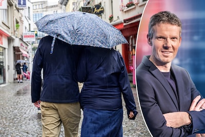 “Kans op felle regen met eventueel een donderslag”: regen, onweer en stevige wind op komst