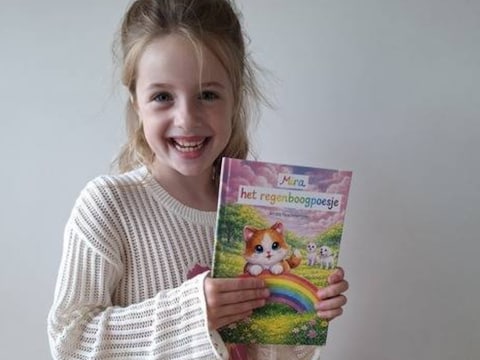 Anaïs is pas 7 jaar geworden, maar heeft wel al haar eerste boekje geschreven.