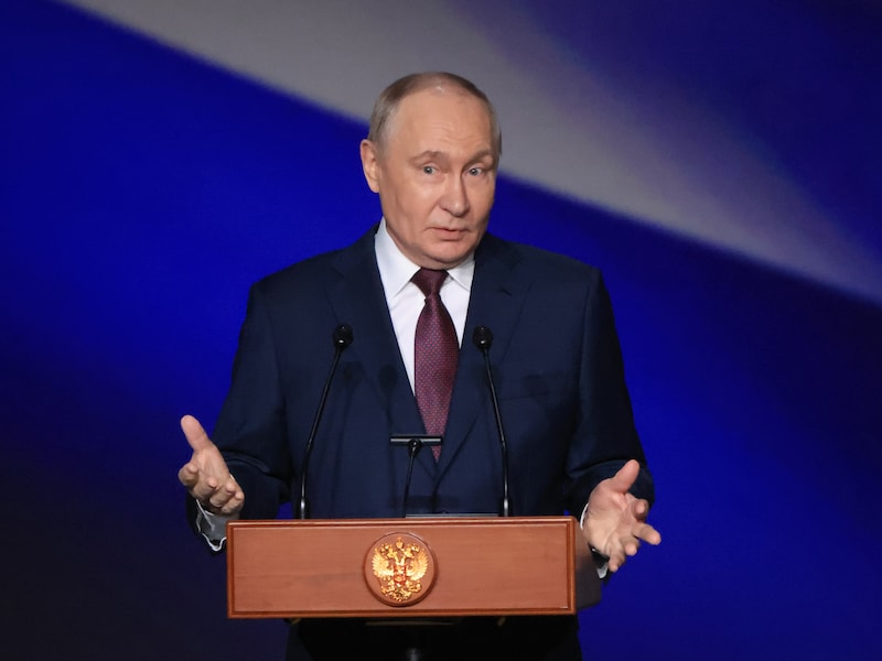 Russische president Vladimir Poetin. 