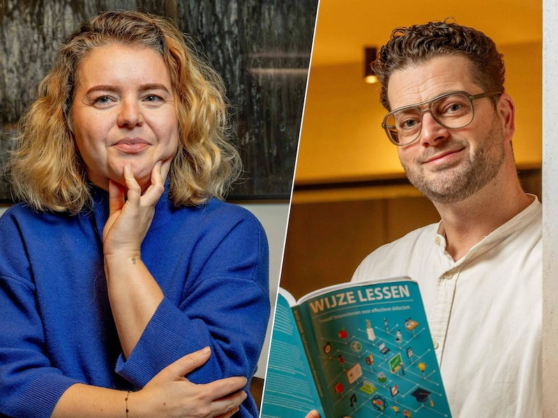 Carolien en Kris maakten de carrièreswitch naar het onderwijs.