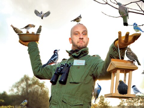 Natuurpunt heeft voor de actie 'het Grote Vogelweekend' acteur en vogelliefhebber Tom Van Dyck ingeschakeld.