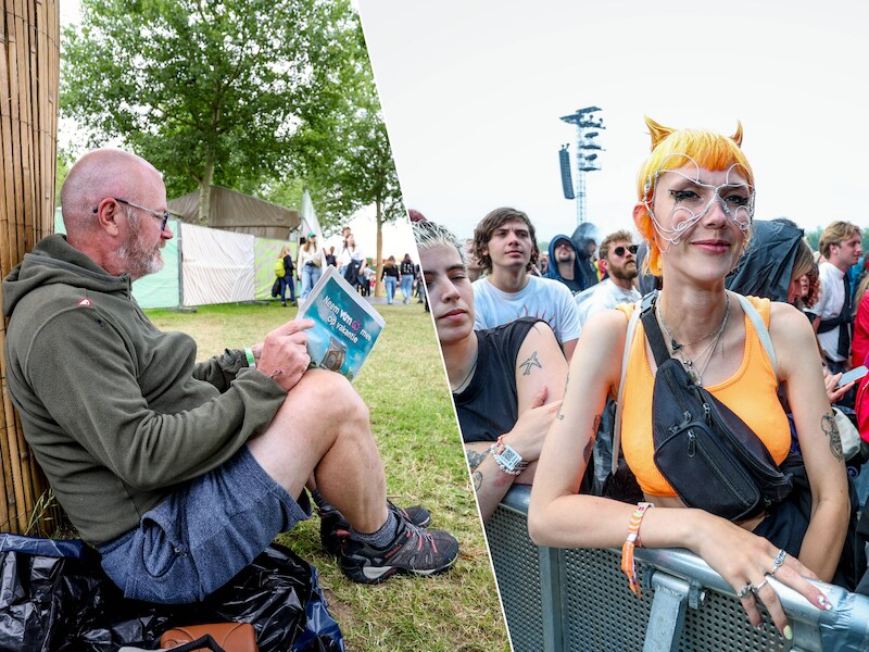 IN BEELD. Rustig krantje lezen of decoratief staal: de beste beelden van de tweede dag Rock Werchter