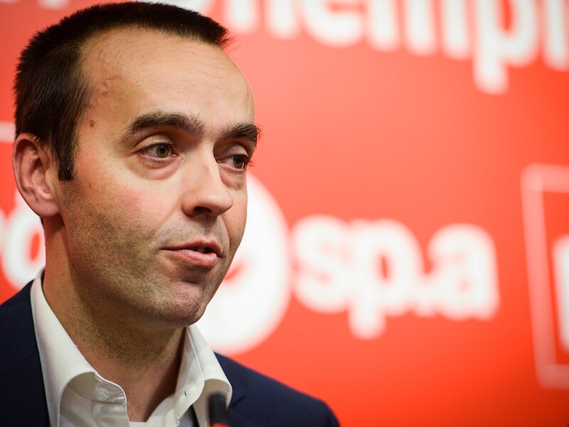 Sp.a-voorzitter Bruno Tobback.