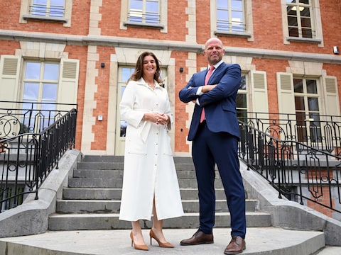 Inhuldiging Kasteelschool Pellenberg met schepen An Wouters en federaal minister Theo Francken