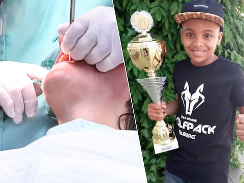 Foto links: een beeld ter illustratie. Foto rechts: de 14-jarige Jairon werd in februari 2022 dood aangetroffen in de woning van zijn vader in Turnhout. De jongen was op dat moment al wekenlang overleden.