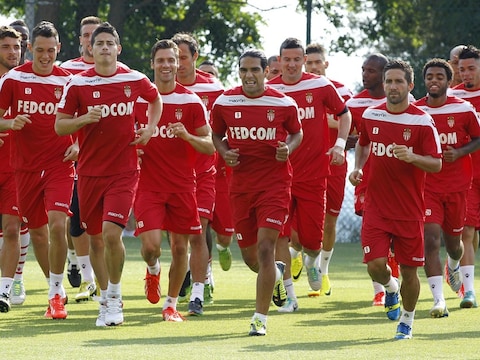 De sterk versterkte selectie van AS Monaco.
