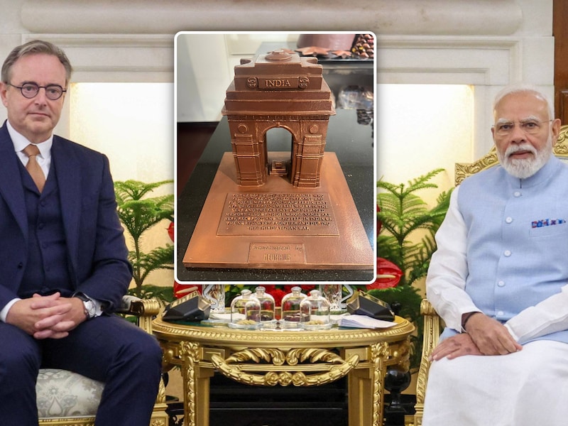 Chocoladeboog overleefde reis naar India niet, maar De Wever triomfeert toch na ontmoeting met Modi: “We kunnen elkaar veel bieden”