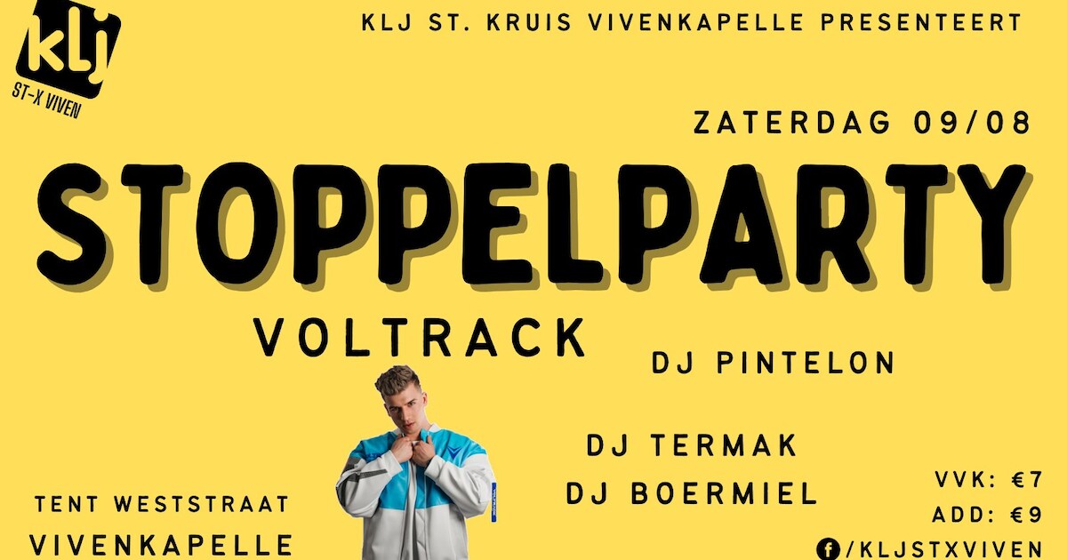 Feesttip voor zaterdag: Stoppelparty in Sint-Kruis Vivenkapelle met drie dj’s en gastoptreden van Vo