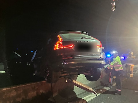 Opmerkelijk ongeval op de E40.
