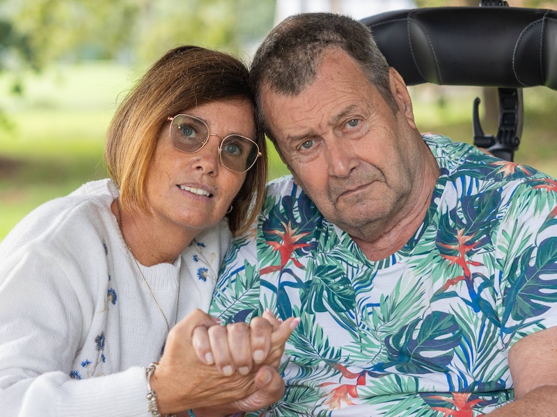 Debby Joos (49) heeft veel kans om dezelfde aandoening te krijgen als haar vader Ronny (74). 