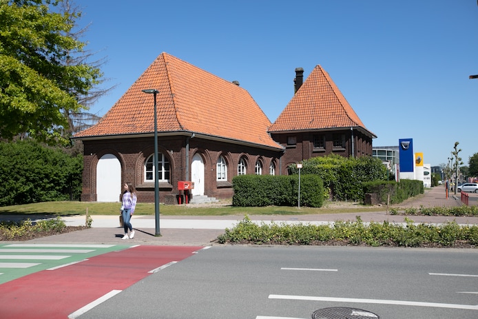 Oud gebouw van de post in Maasmechelen.