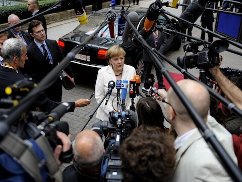 Duits bondskanselier Angela Merkel.