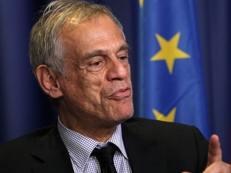 Michael Sarris, de Cypriotische minister van Financiën.