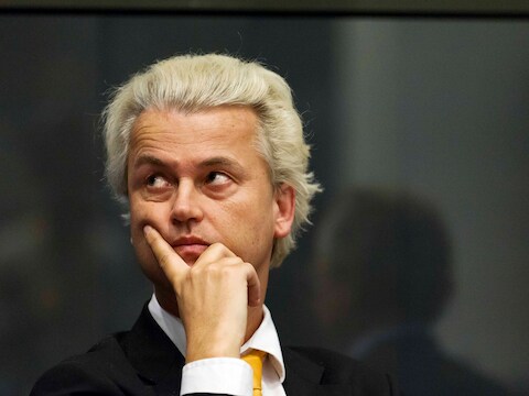PVV-kopman Geert Wilders.