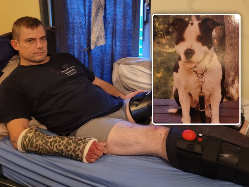 Yannick Coomans en zijn hond Rizla werden aangereden in Eindhout (Laakdal) en voor dood achtergelaten.