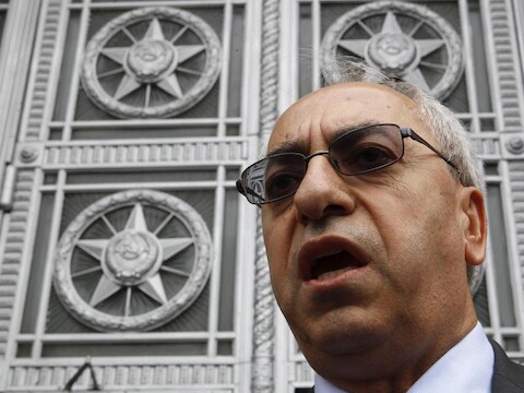 Abdel Basset Sayda van de Syrische Nationale Raad.