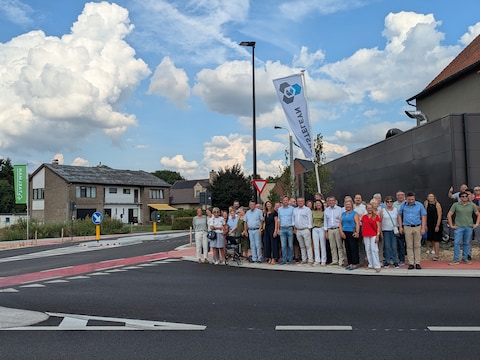 De stad heeft de heraangelegde Franklin Rooseveltlaan officieel geopend. 