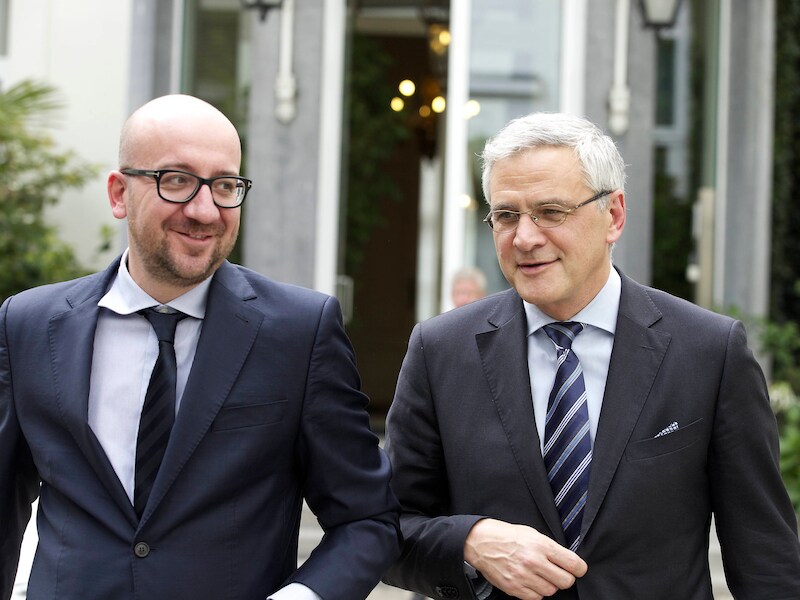 Charles Michel (MR) en Kris Peeters (CD&amp;V).