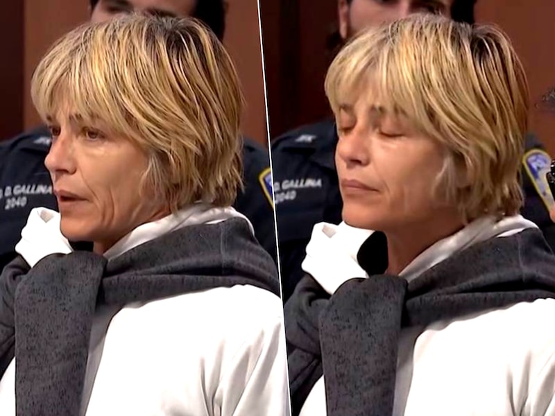 Selma Blair in tranen voor de rechter na incident op vliegtuig. 