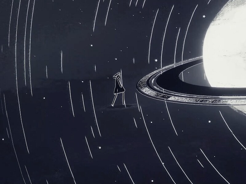 Ondanks zijn ingetogen graphics brengt 'Genesis Noir' je in kosmische taferelen.