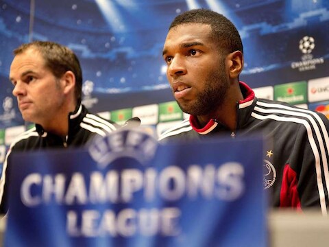 Babel en coach Frank de Boer.