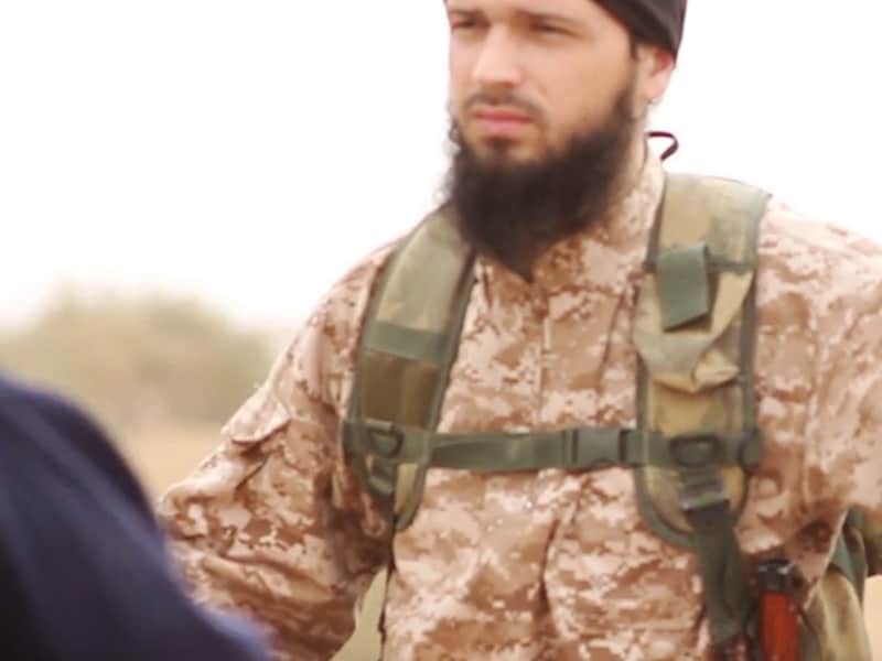 De geradicaliseerde Fransman Abu Abdallah al-Faransi trok vorig jaar naar Syrië.