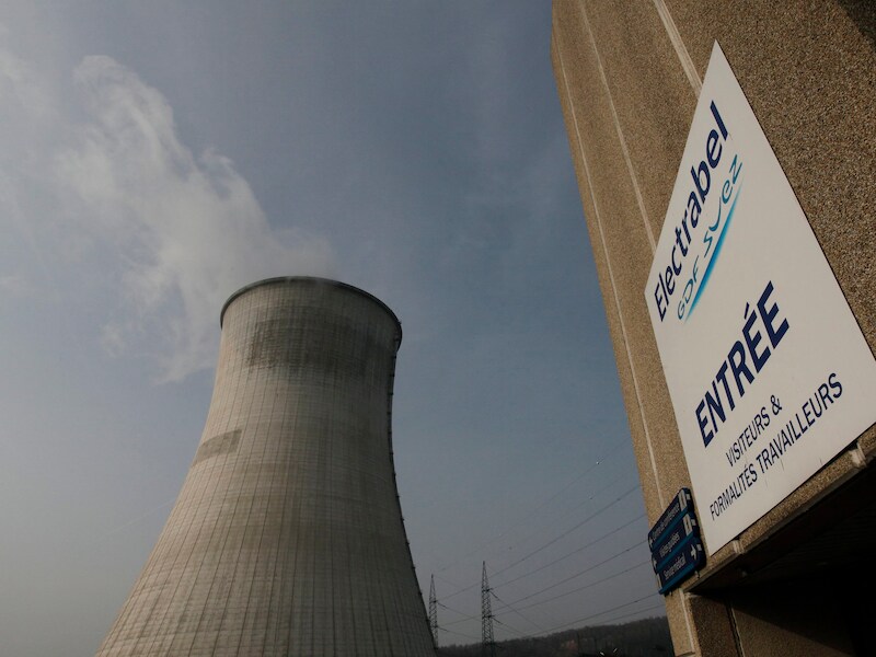 De kerncentrale van Tihange (Hoei).