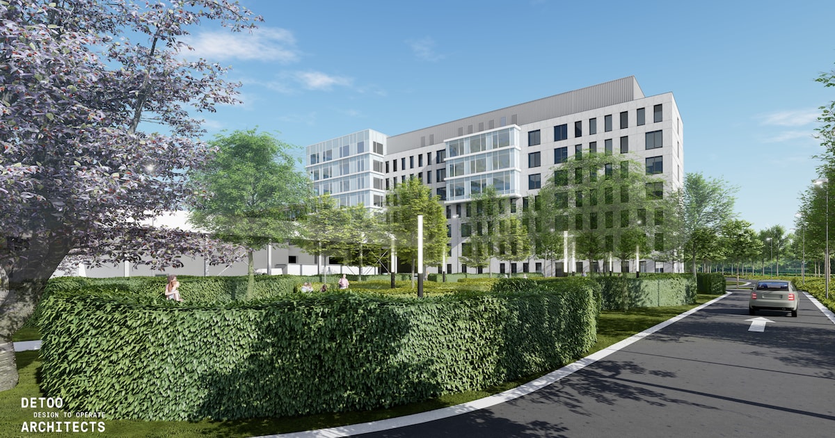 Hoogste punt bereikt voor nieuwe patiëntenvleugel van AZ Sint-Lucas in Brugge: opening verwacht in 2