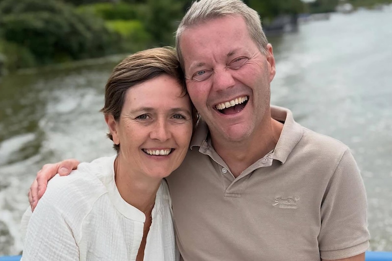 Steven met zijn vrouw Ilse.
